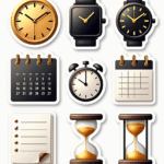 Time & Calendar - Sticker Sheet v3